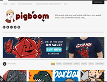 Tablet Screenshot of pigboom.com